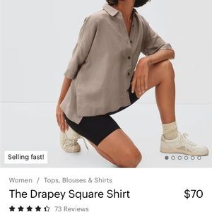 Everlane Drapey Shirt